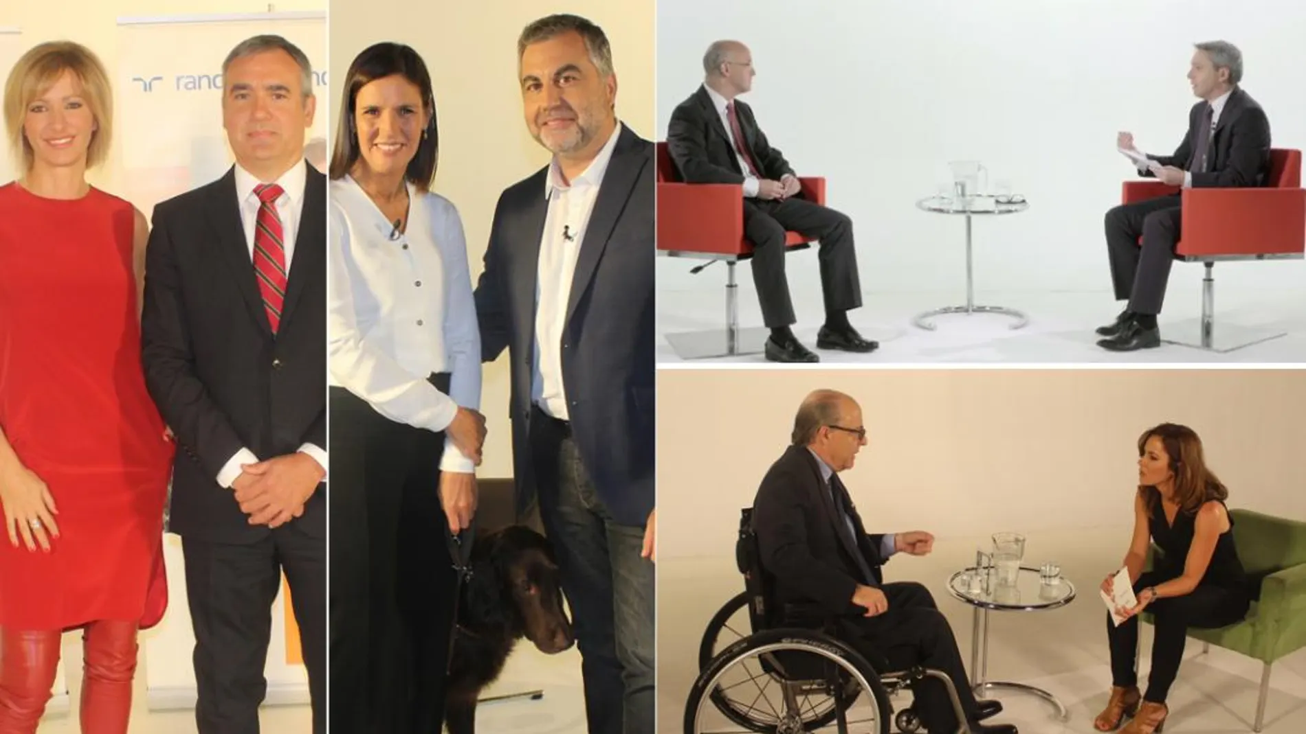 Retrato de cuatro profesionales de éxito que normalizan la discapacidad