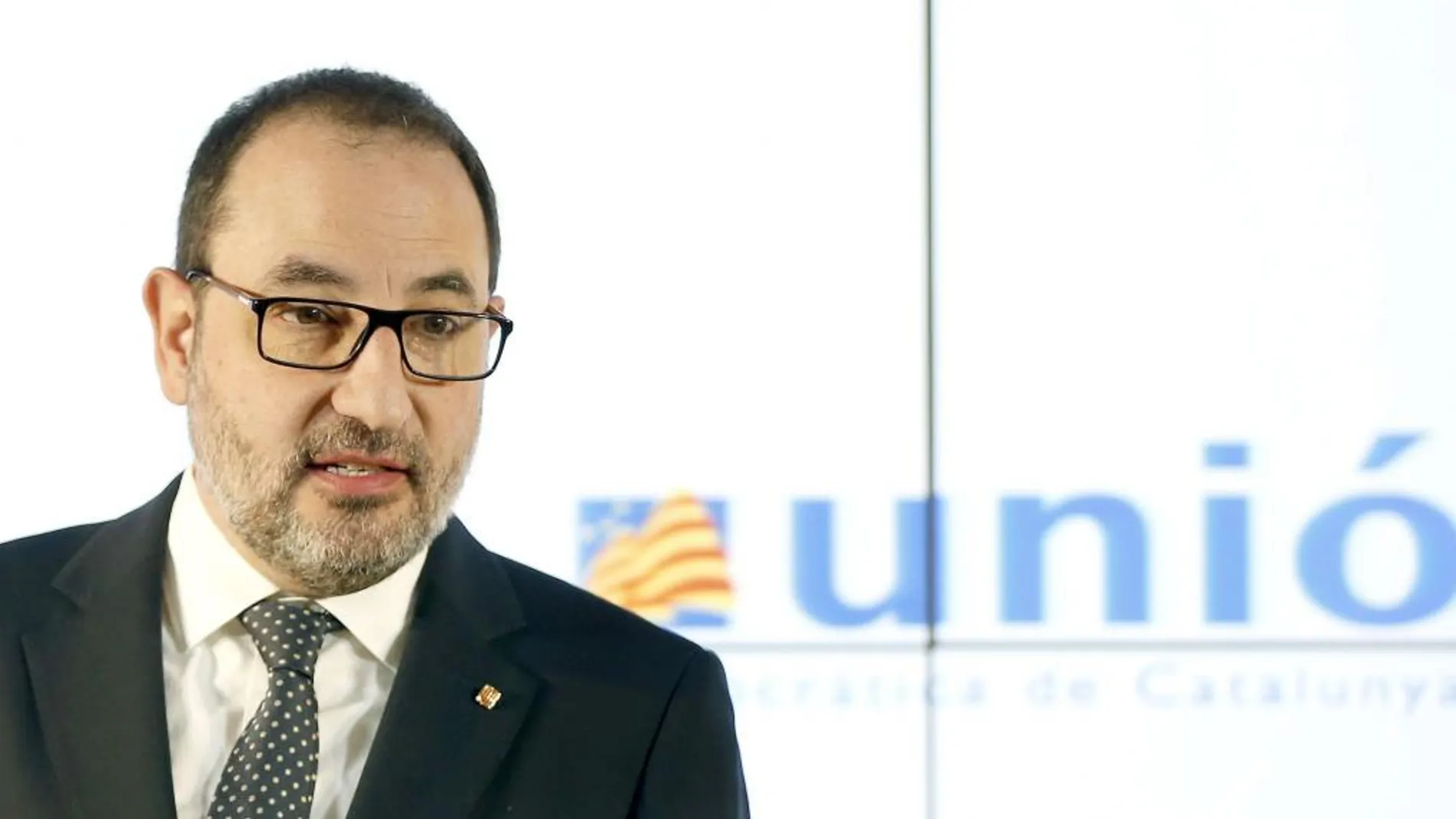 El exconseller catalán y candidato de Unió Democrática de Cataluña (UDC) a la presidencia de la Generalitat, Ramón Espadaler
