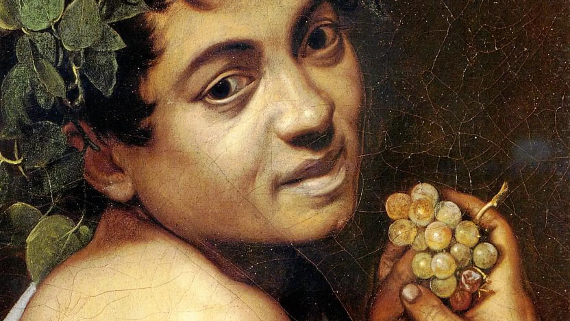 Fuerz bruta. Autorretrato de Caravaggio como el dios Baco enfermo