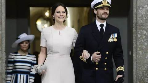 La princesa de Suecia, Sofía y el príncipe Carlos Felipe