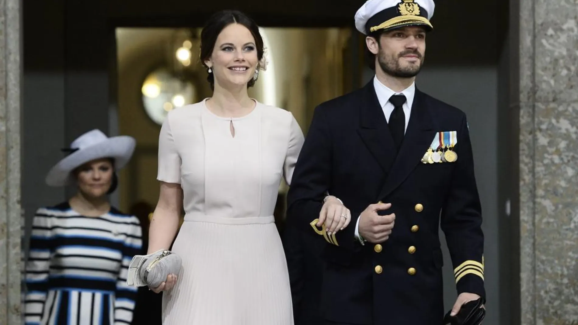 La princesa de Suecia, Sofía y el príncipe Carlos Felipe