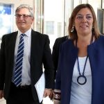 La consejera Milagros Marcos junto con el secretario general de Agricultura, Eduardo Cabanillas
