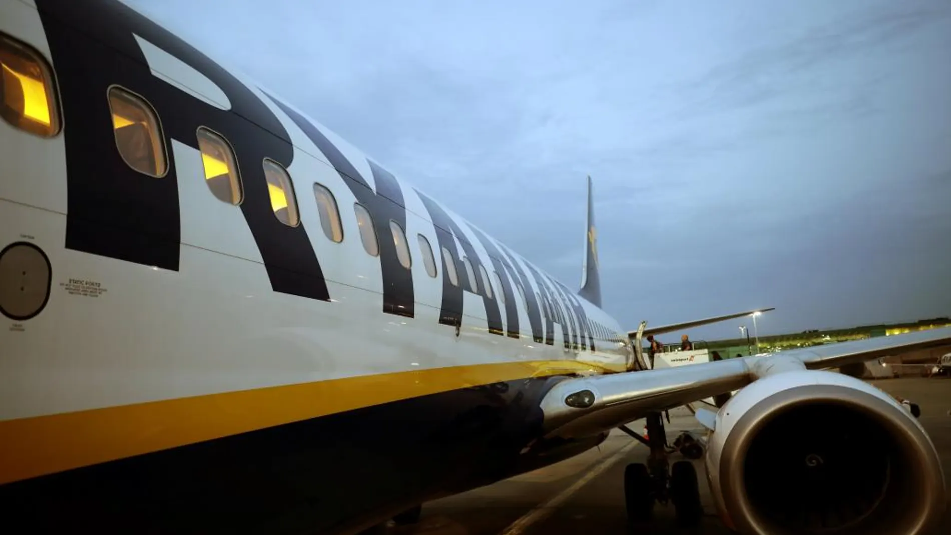 Avión de la compañía Ryanair
