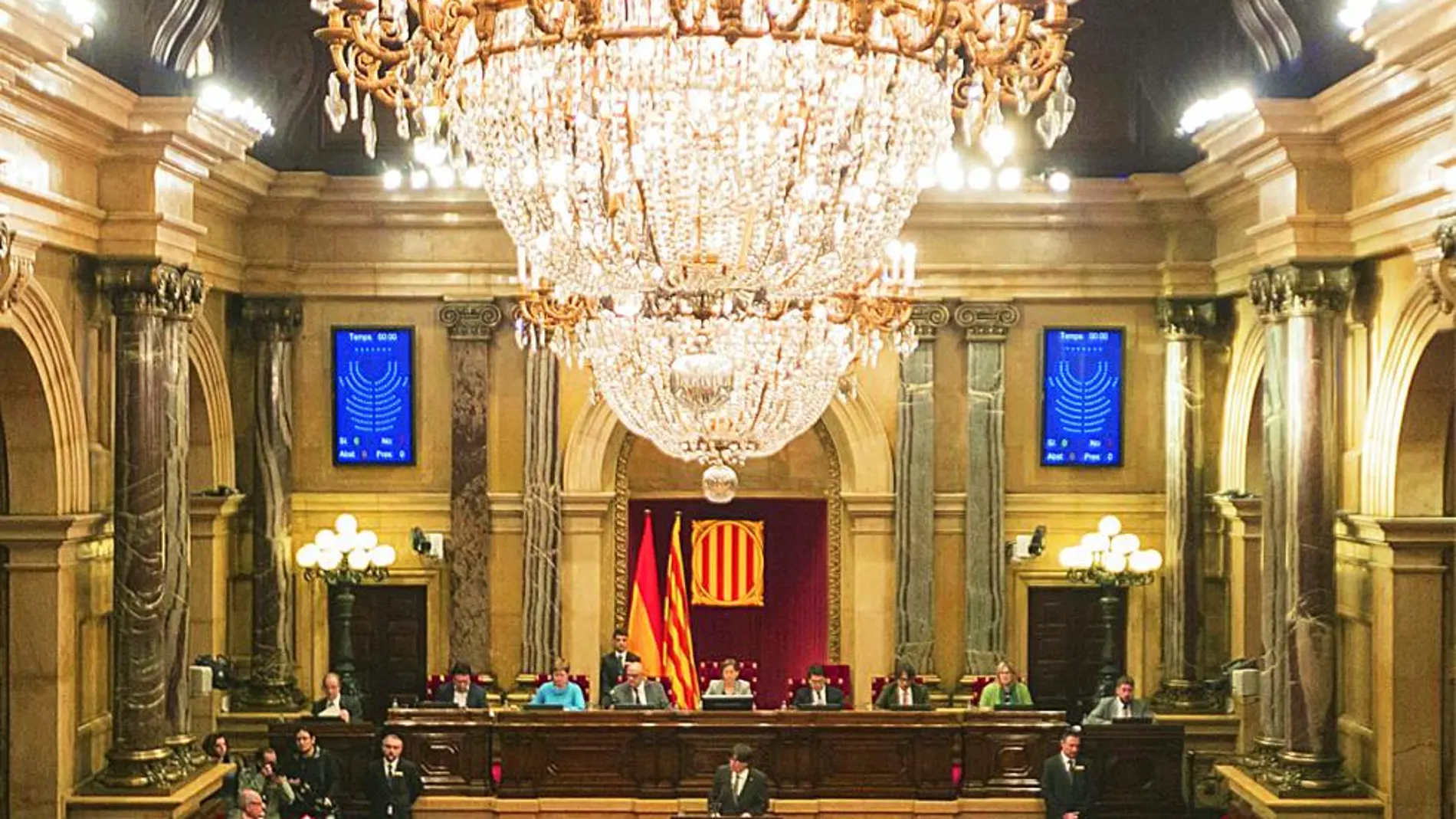 El Parlament de Cataluña en una de las primeras reuniones del pleno en esta legislatura