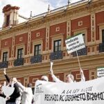 El Sindicato Andaluz de Funcionarios (SAF) ha sido uno de los más combativos contra la reordenación del sector público andaluz y contra los recortes