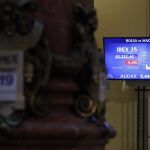 Panel de la bolsa de hoy