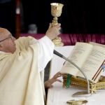 El Papa Francisco durante la misa de esta mañana