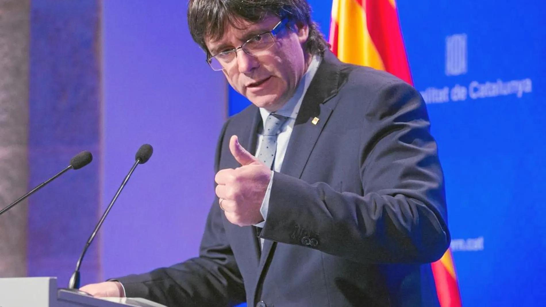 Puigdemont se encargó de verbalizar la reacción del Govern contra el recurso a la ley de pobreza energética