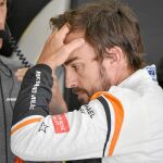Fernando Alonso, pensativo en el circuito de Hungaroring
