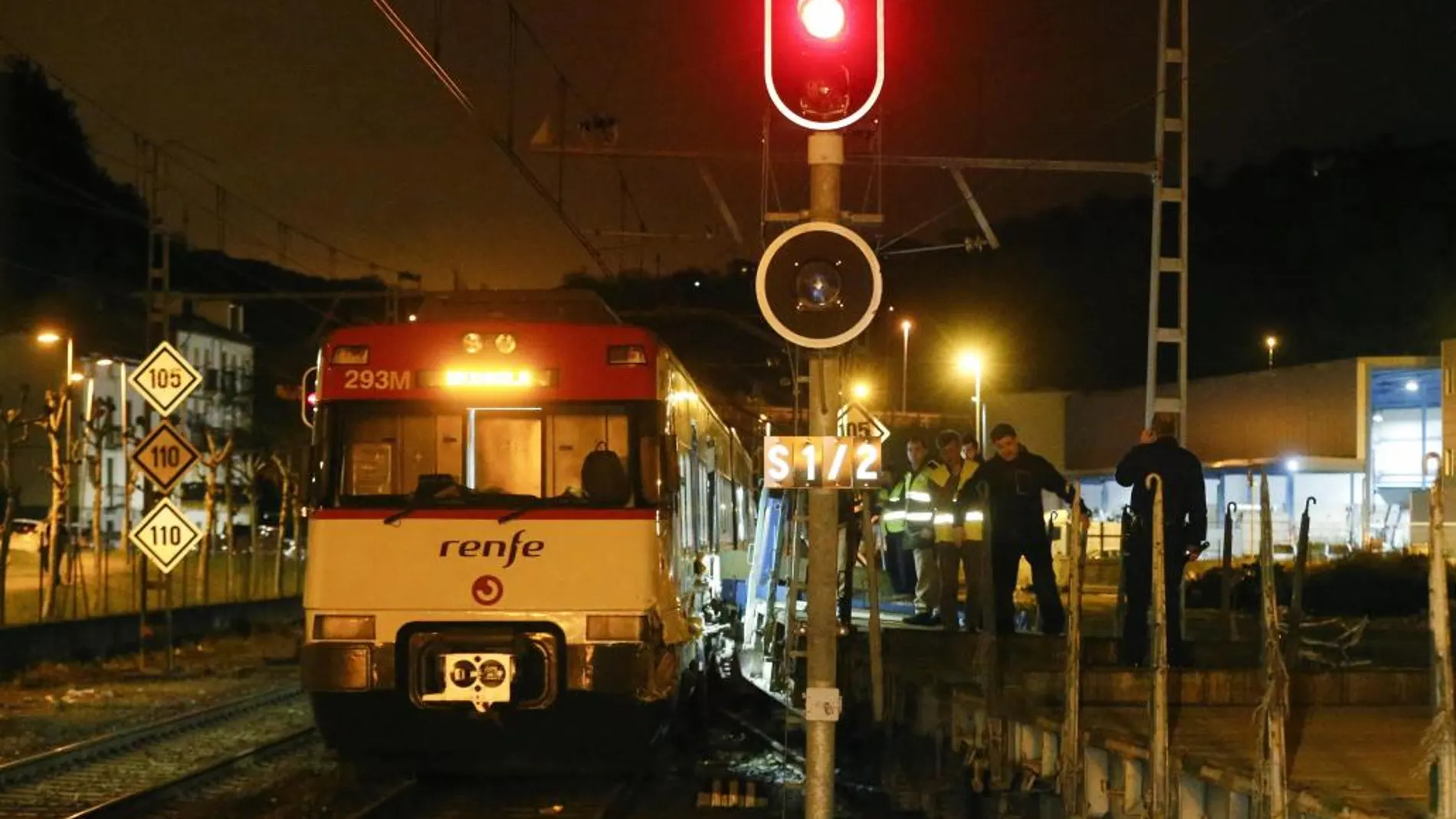 Los heridos son desalojados de la estación de La Florida