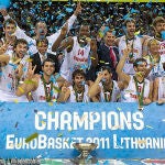 Lituania, último oro europeo español en 2011