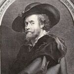Este autorretrato de Rubens es uno de los grabados a buril que se muestran en la Biblioteca Nacional