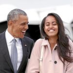 Obama siente predilección por su hija mayor, que siempre ha dado muestras de una educación ejemplar