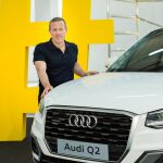 Schuman, en Madrid, con motivo del lanzamiento del nuevo Audi Q2