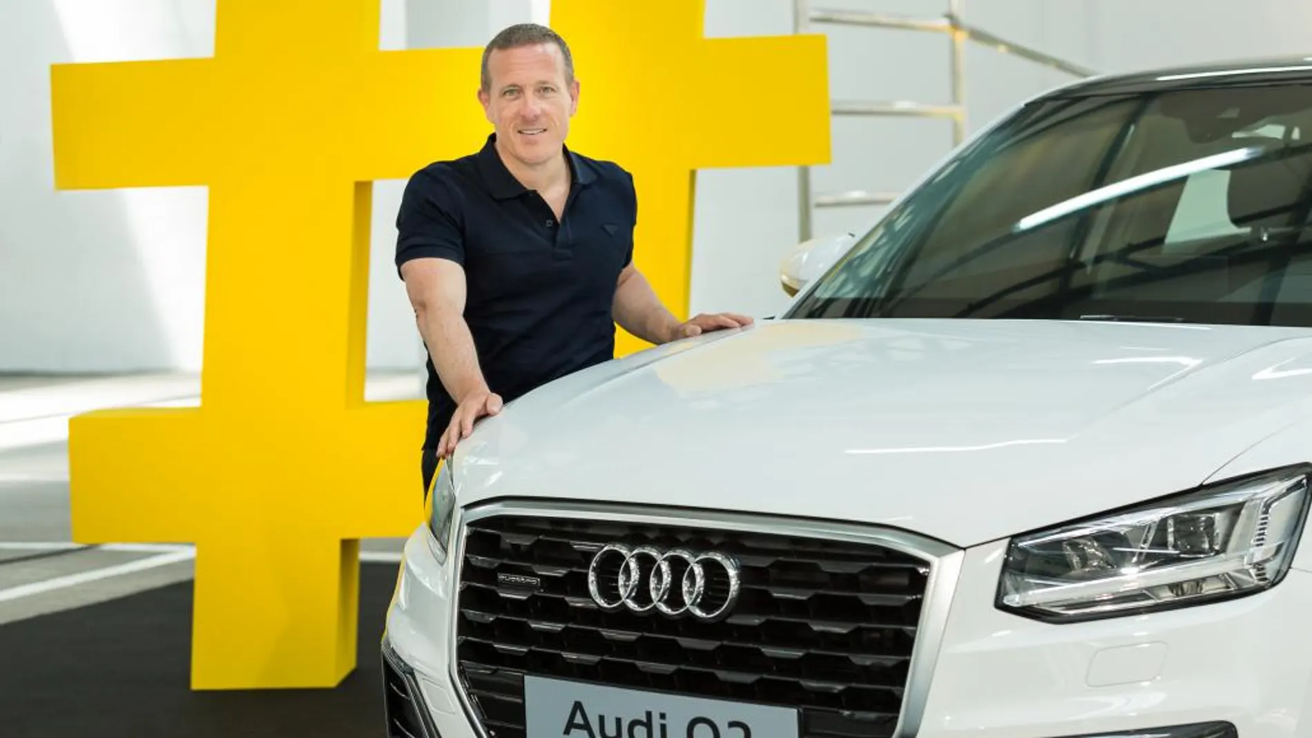 Schuman, en Madrid, con motivo del lanzamiento del nuevo Audi Q2