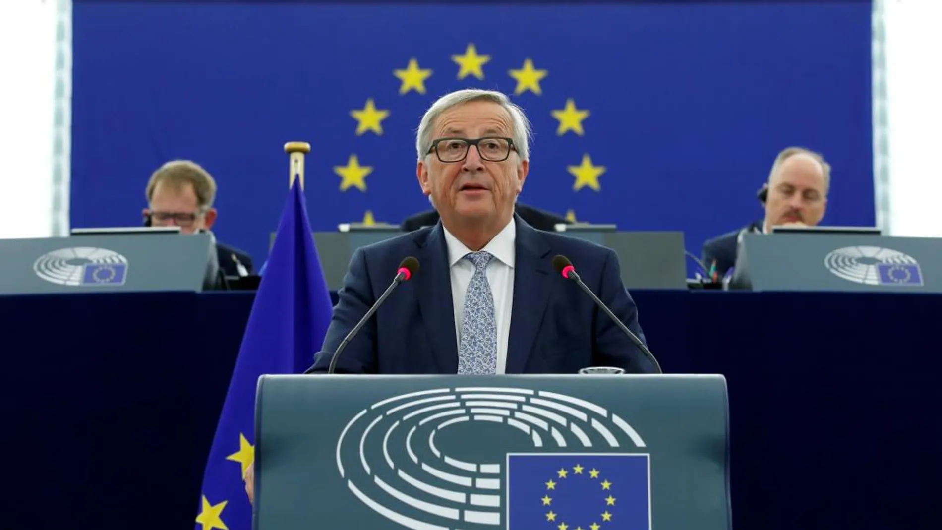 Jean-Claude Juncker, durante su discurso