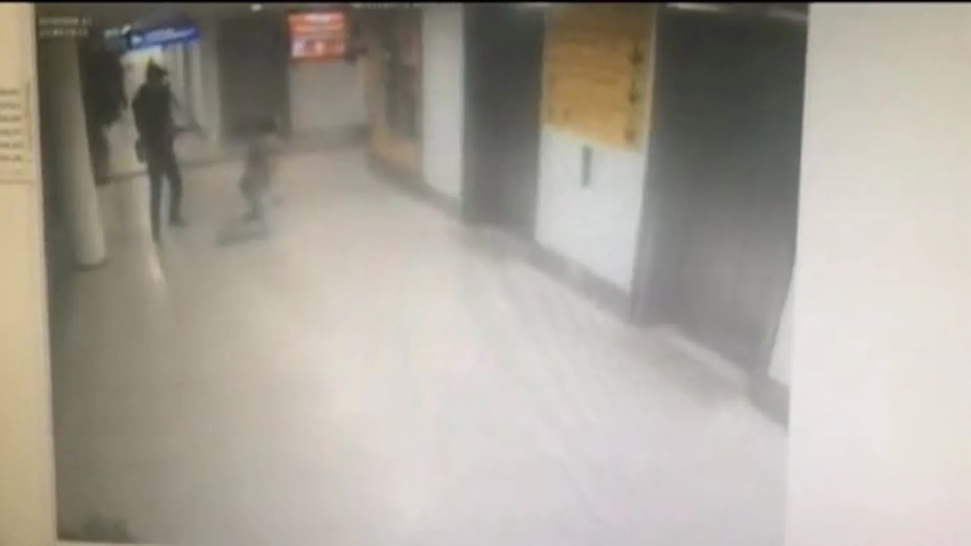 Fotograma del vídeo de la cámara de seguridad