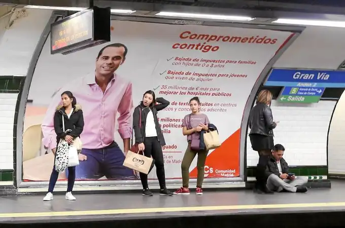 Metro, escenario de la última bronca entre Cifuentes y Aguado