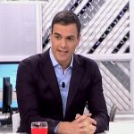Pedro Sánchez, hoy, en una entrevista en la cadena Cuatro