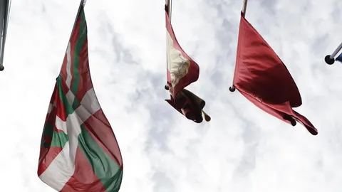 La ikurriña en las pasadas fiestas de San Fermín