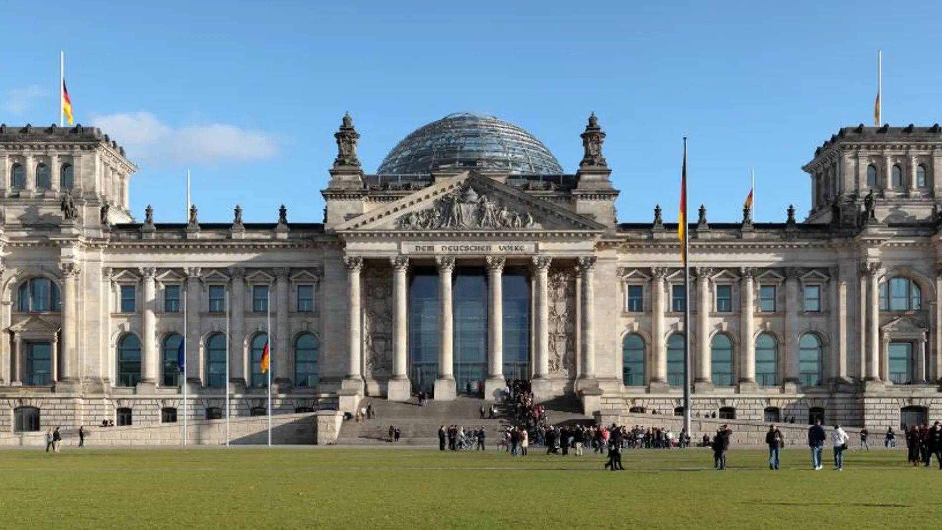 Edificio del Reichstag, el lugar de reunión del Parlamento Federal de Alemania o Bundestag.