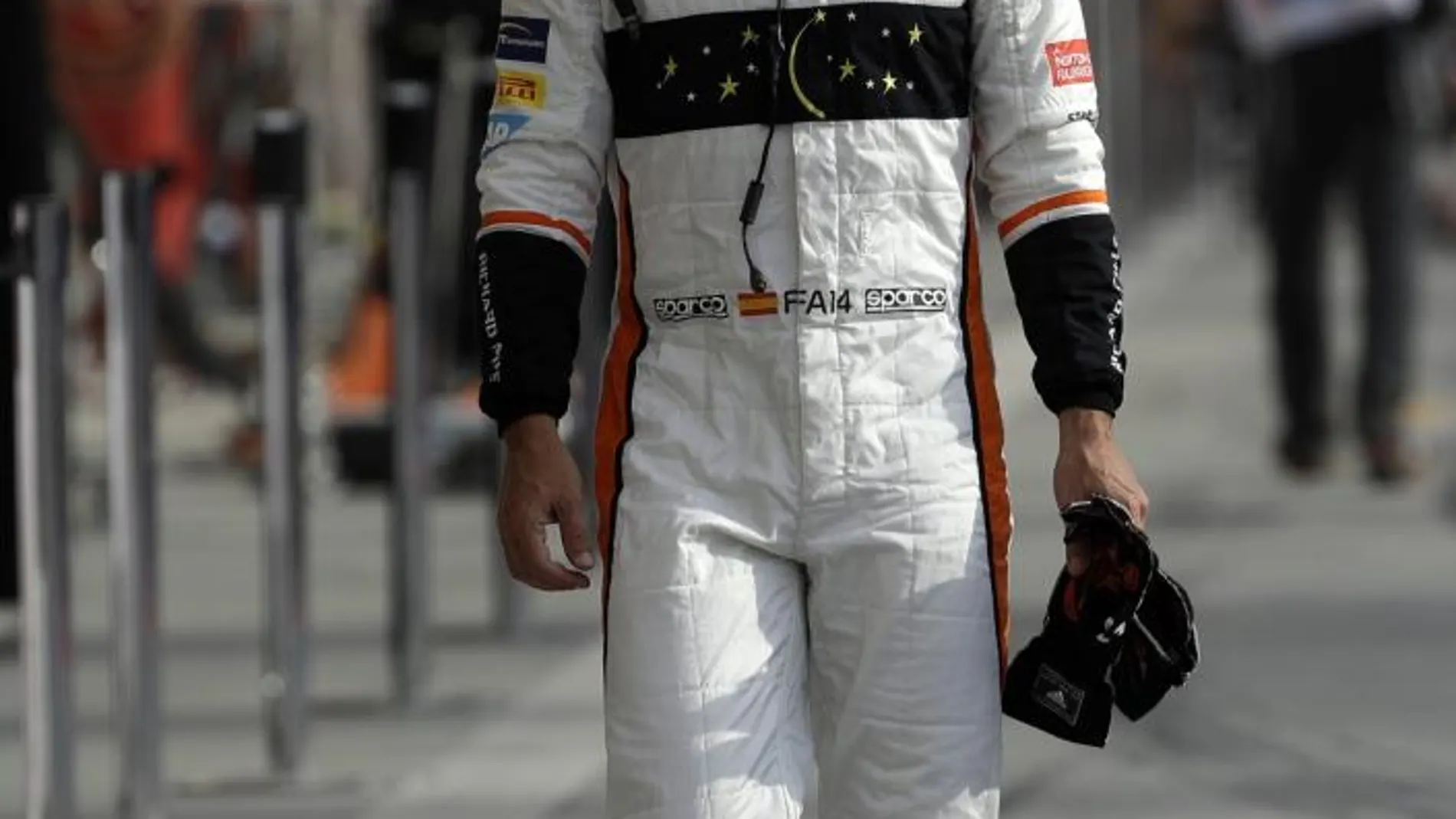 Fernando Alonso en el GP de Bahréin