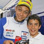 Marc, el día que habló por primera vez con su ídolo, en el año 2008