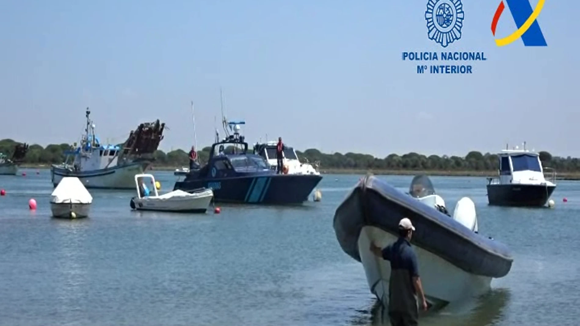 Detenidas 12 personas en Huelva por introducir en España 1.220 kilos de hachís