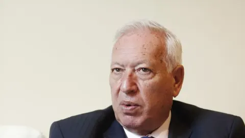 El ministro de Asuntos Exteriores, José Manuel García-Margallo, ayer