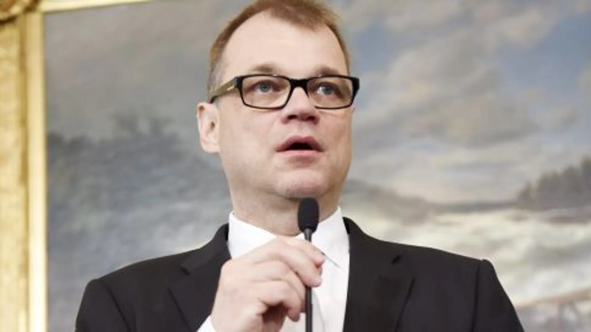El primer ministro finlandés, el liberal Juha Sipila
