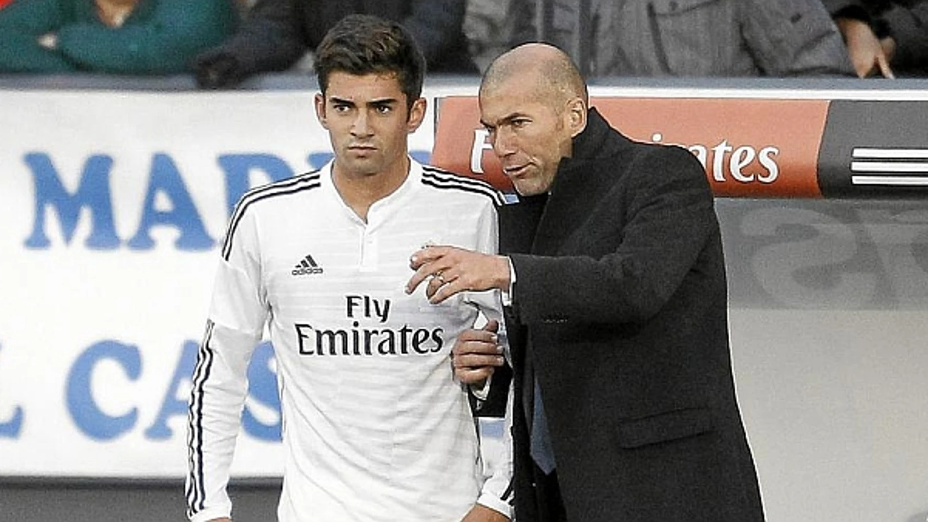 Enzo Zidane con el Real Madrid.