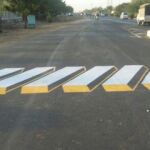 Imagen de un paso de cebra pintado en 3D