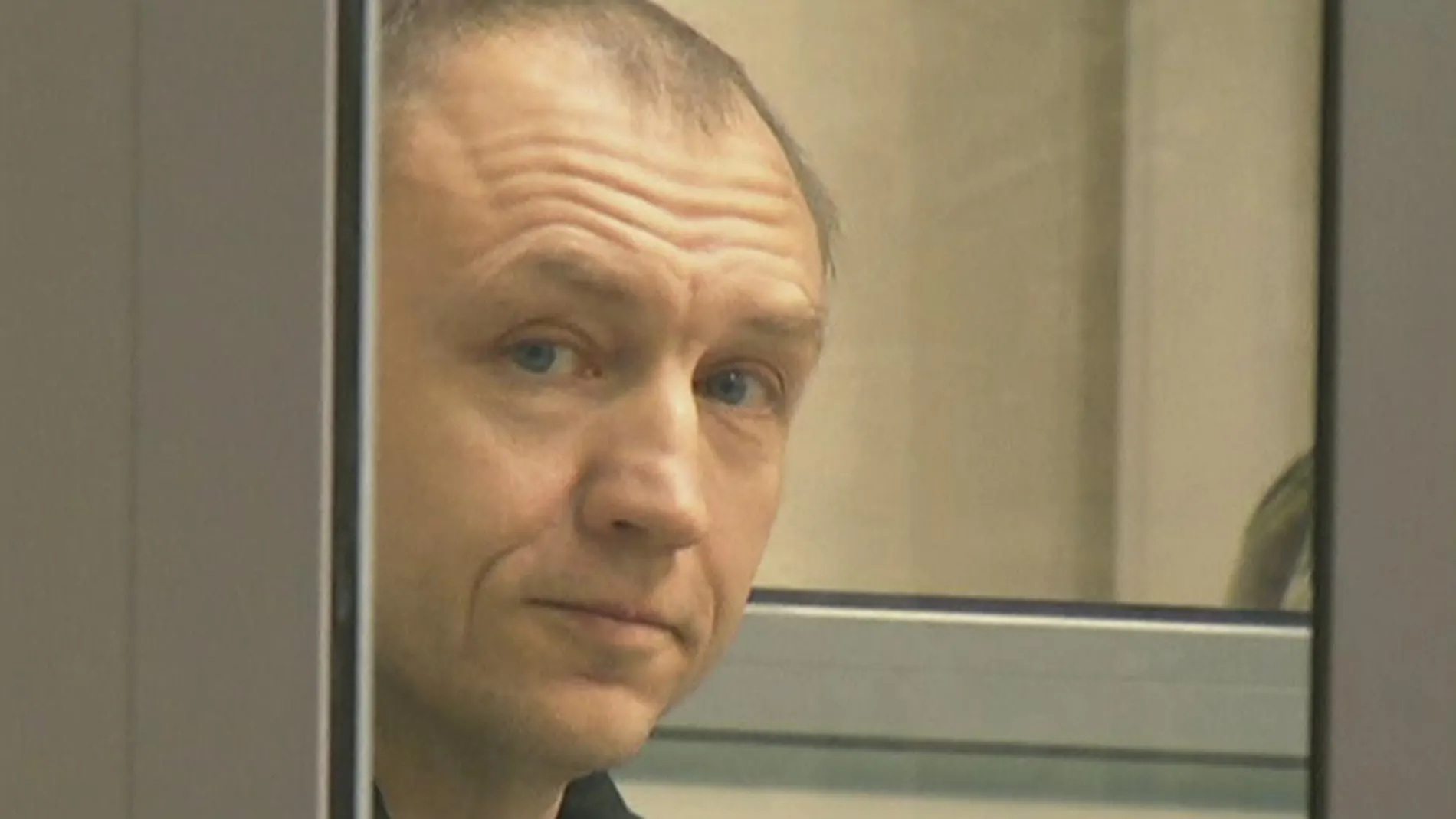 Eston Kohver durante el juicio por espionaje