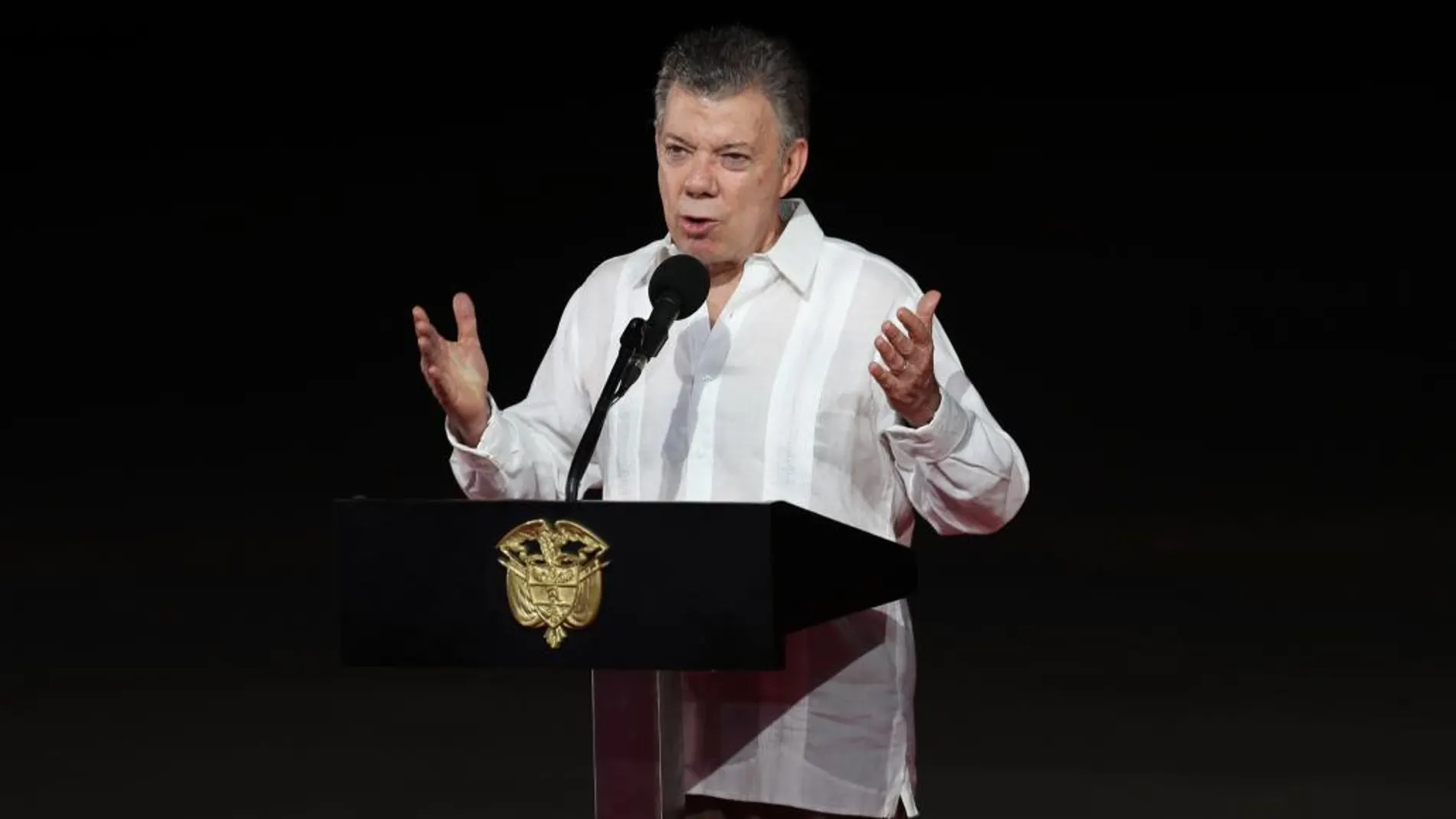 El presidente de Colombia, Juan Manuel Santos