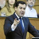 El presidente del Partido Popular en Andalucía, Juanma Moreno