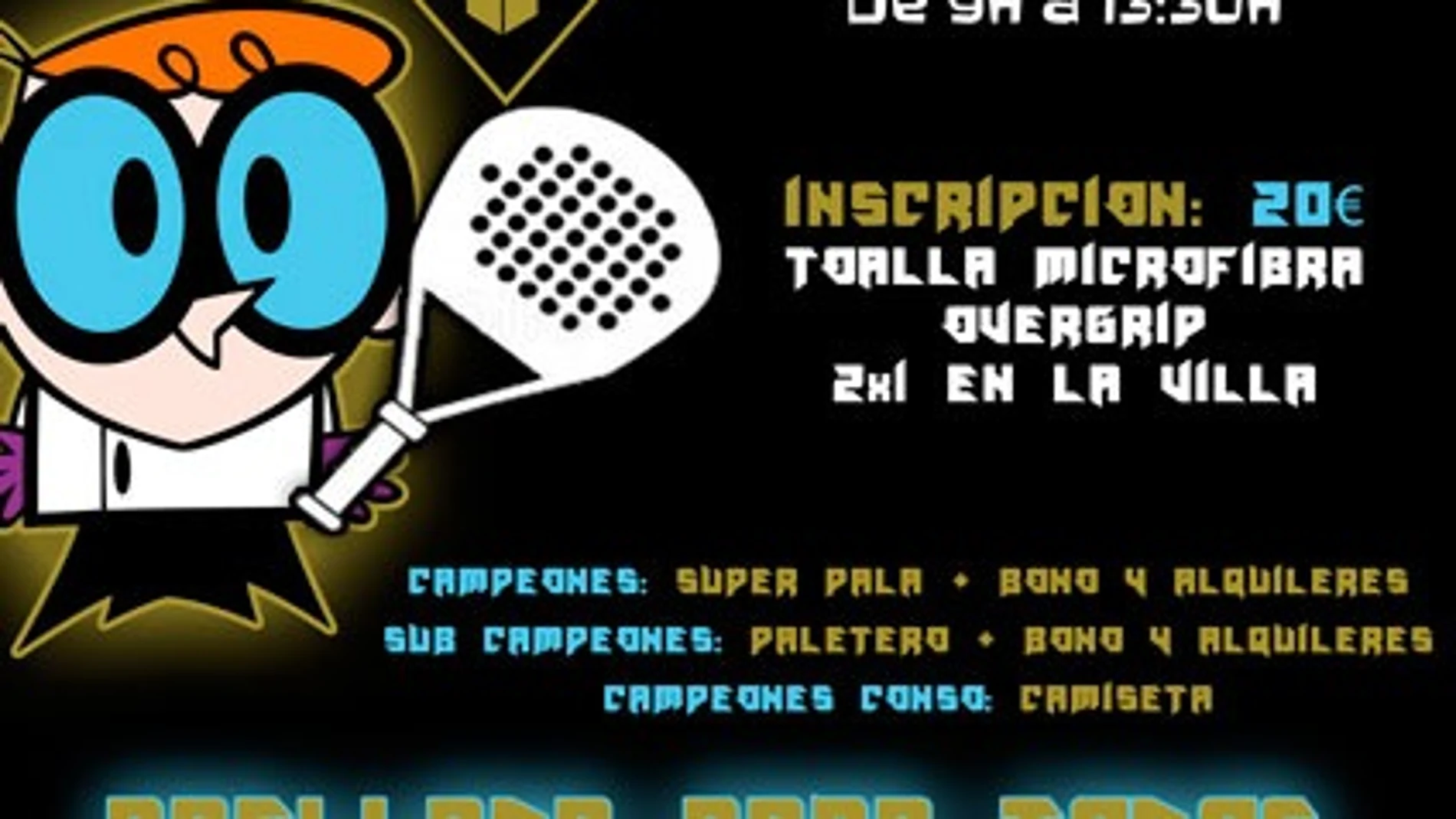 Cartel del torneo