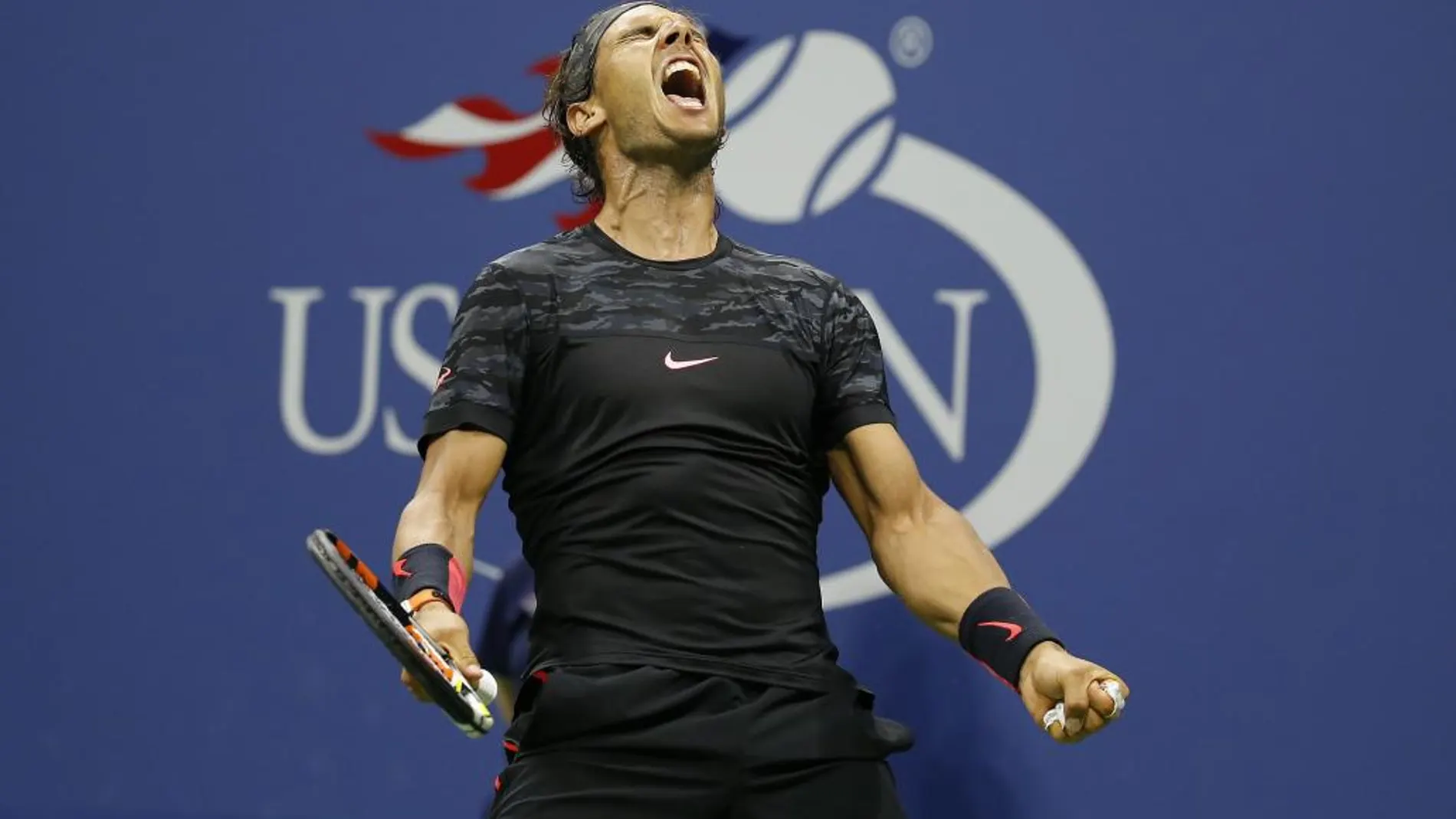 Rafael Nadal, durante el partido