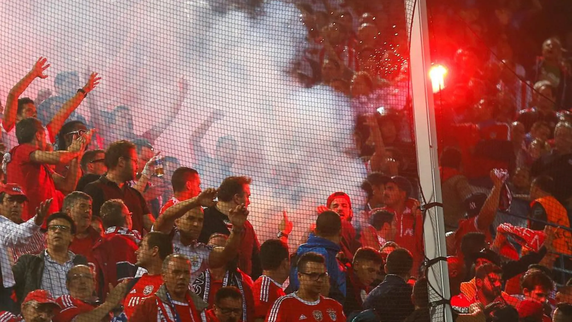 Imagen del partido del Atlético-Benfica