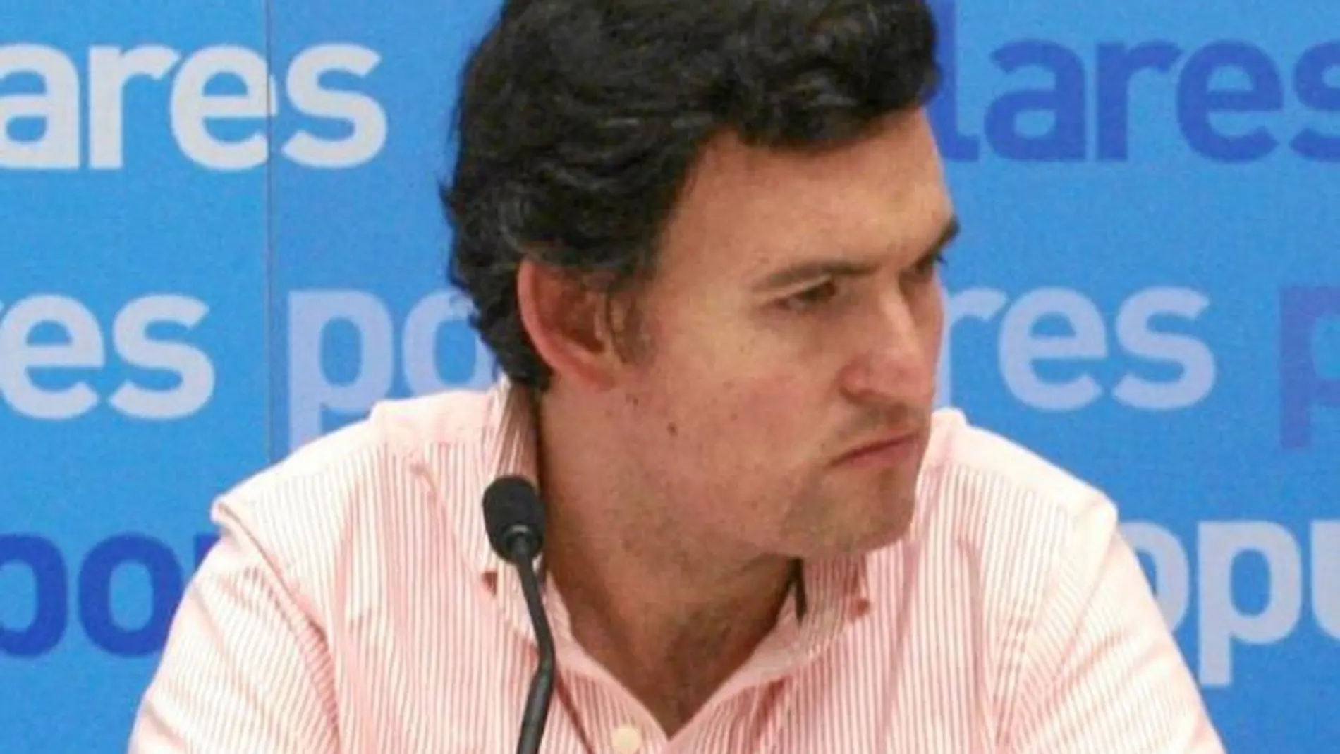 El portavoz de los populares, Juan Antonio Extremera