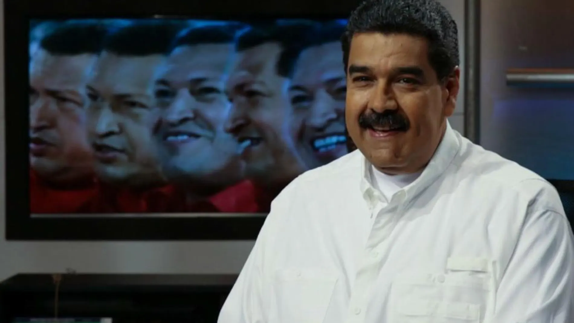Maduro, hoy, durante su programa