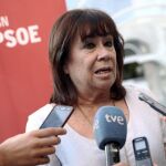 La presidenta del PSOE y exministra, Cristina Narbona/EFE