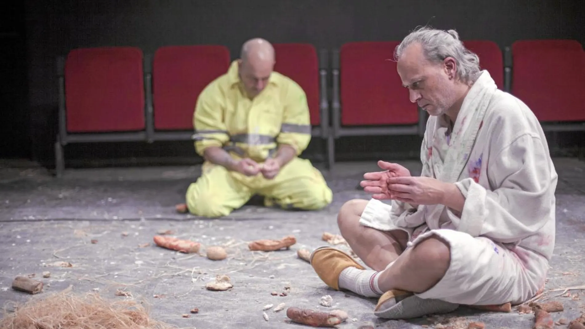 Un momento del montaje de Parking Shakespeare