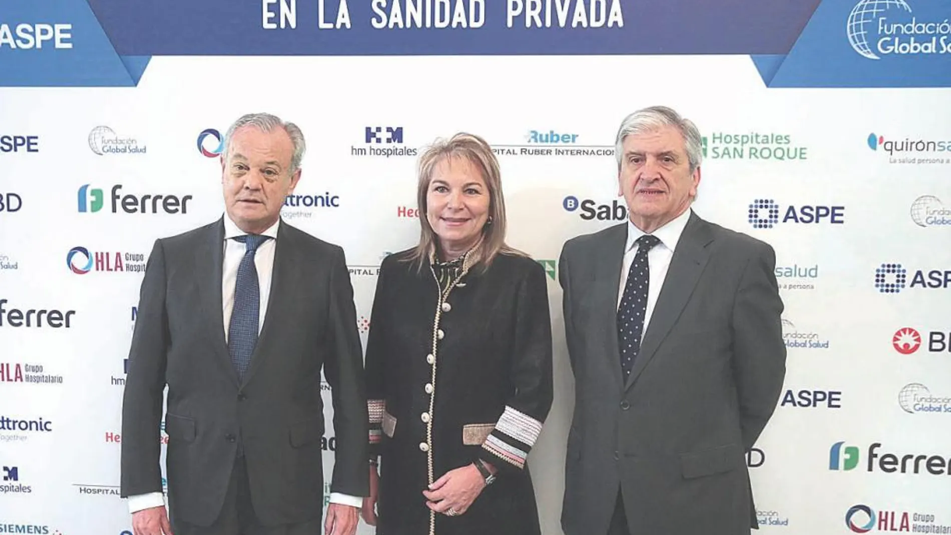 Carlos González-Bosch, Cristina Contel y Enrique de Porres inauguraron la jornada organizada por ASPE y Fundación Global Salud
