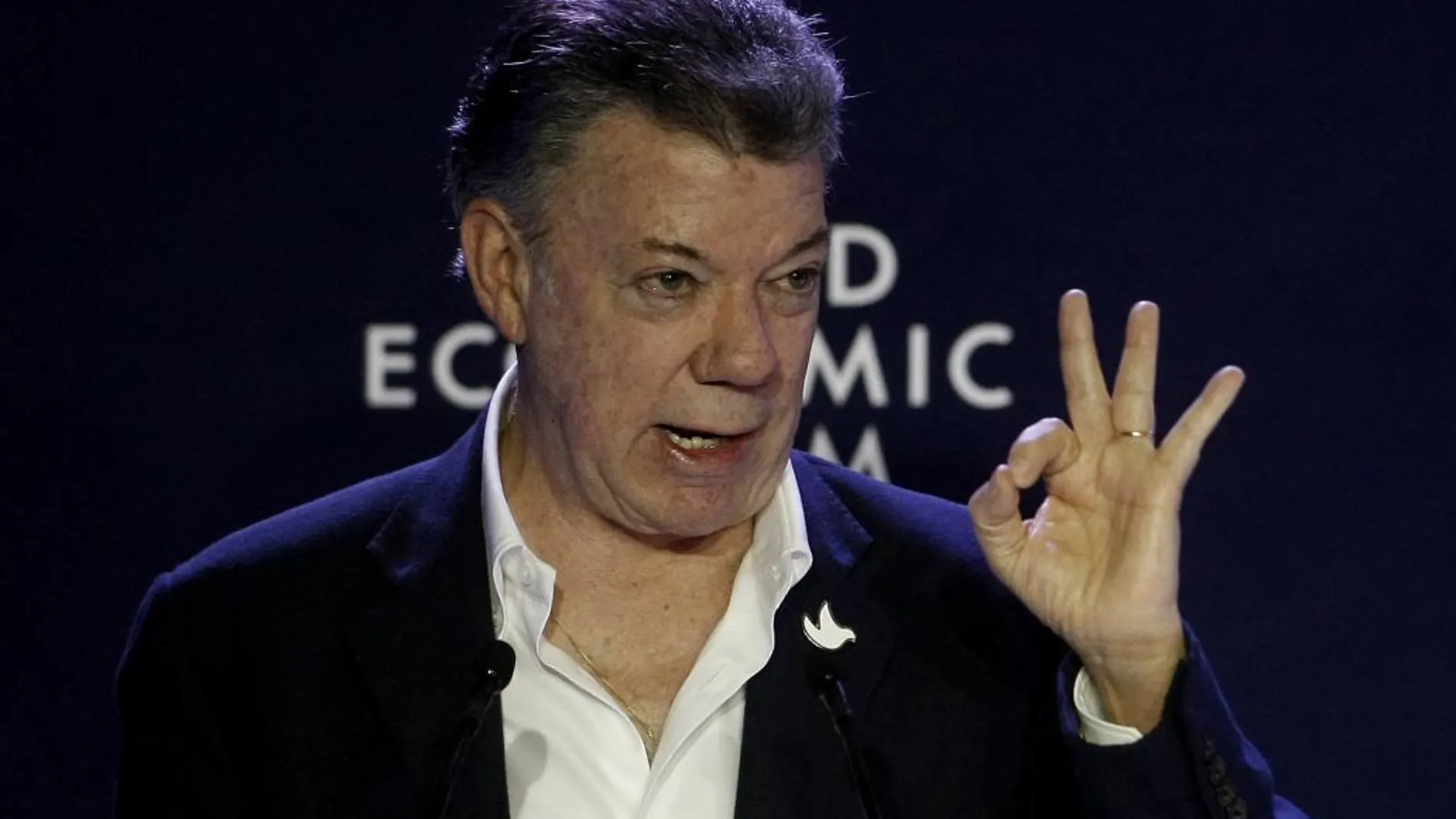 El presidente de Colombia, Juan Manuel Santos.