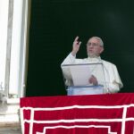 El Papa Francisco durante el Ángelus dominical