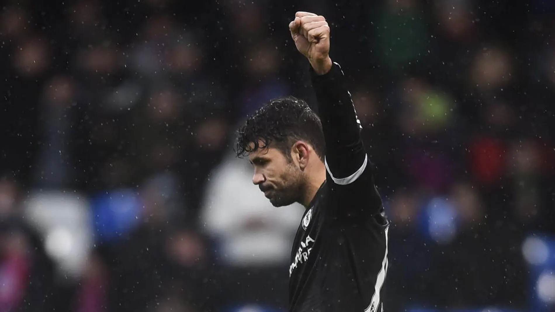 El hispano-brasileño Diego Costa tras celebra el gol marcado al Crystal Palace