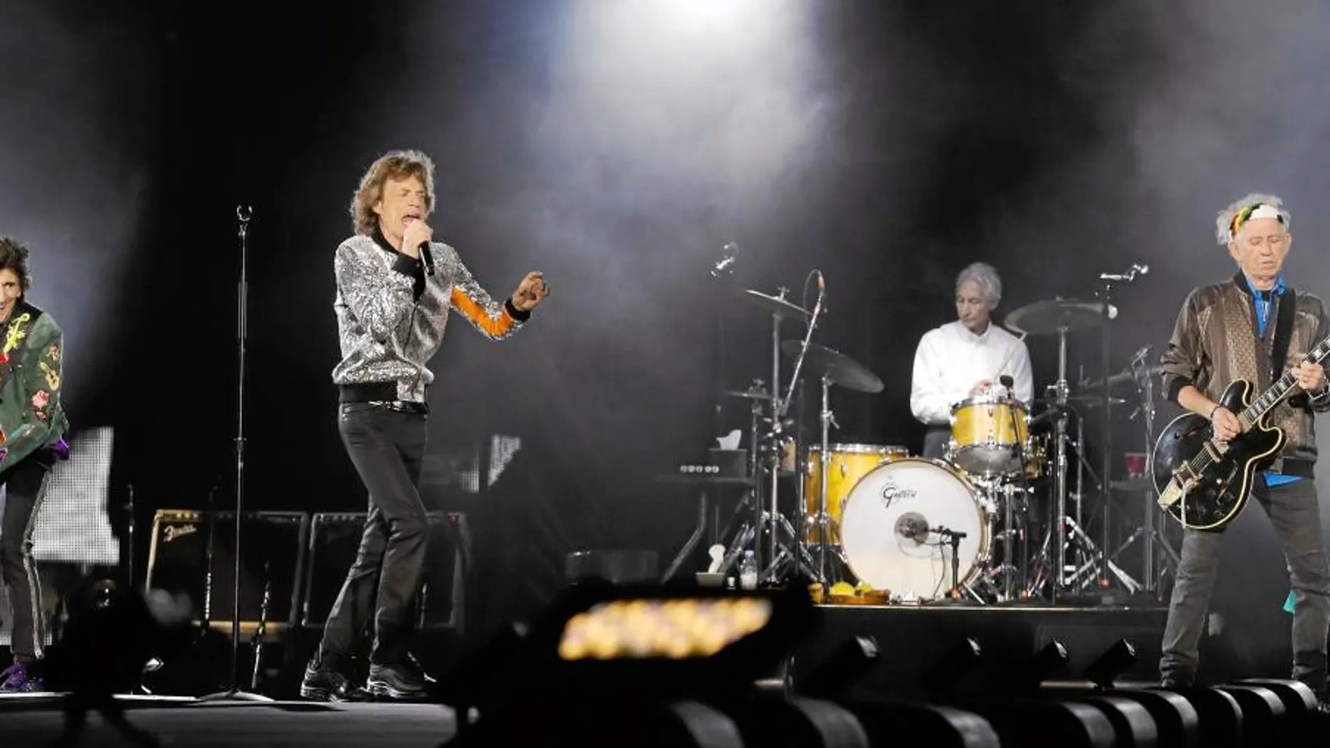 The Rolling Stones en Hamburgo, en el primer concierto de su gira europea