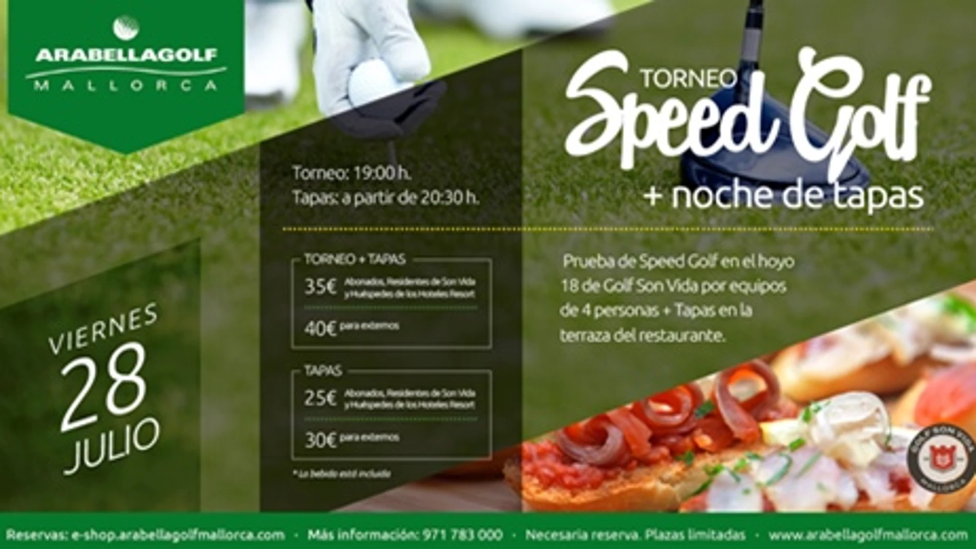 Arabella Golf torneo speed fin verano