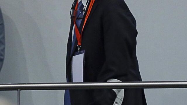El presidente de la Real Federación Española de Fútbol (RFEF), Ángel María Villar.