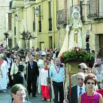 Procesion de la Virgen de la Concha por las calles de Zamora